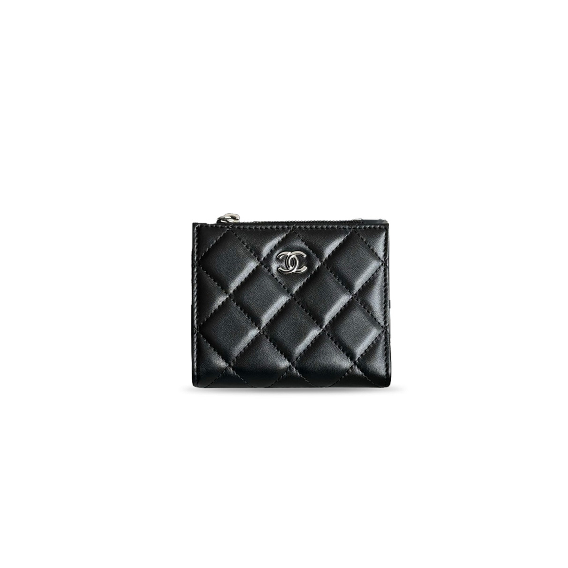 CHANEL CAVIAR-GRAIN LEATHER ZIP-AROUND SHORT WALLET AP3388 (11*10*2cm)